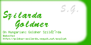 szilarda goldner business card